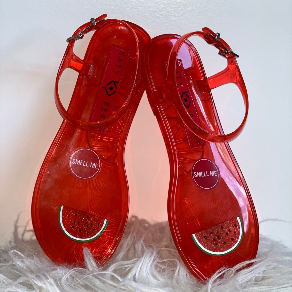 Katy Perry watermelon geli sandals